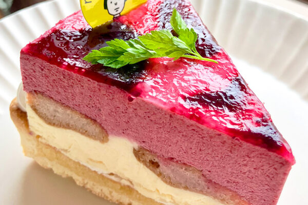 カシスとバニラムースのタルト
